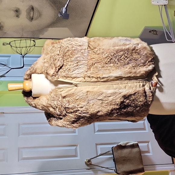 Unique Vintage Two-Sided Fur Vest - Picture 1 of 4